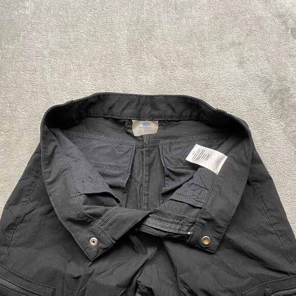 WindRiver Capri Pants Women's 8 Black Nylon Stretch Zipper Cargo Pockets Outdoor - Picture 11 of 11